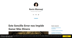 Desktop Screenshot of kevinmamaqi.com