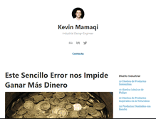 Tablet Screenshot of kevinmamaqi.com